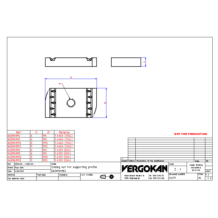 COMMERCIAL INOXGM41M--